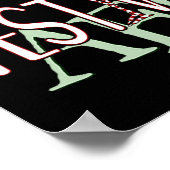 Poster Festive Af Ironic Sarcastic Merry Christmas Flamin (Coin)