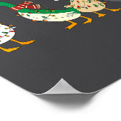 Poster Festive Christmas Ducks Decorative Xmas Lights San (Coin)
