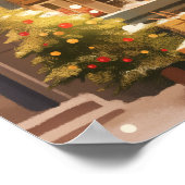 Poster Festive Christmas Storefront Scene (Coin)