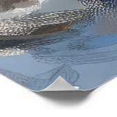 Poster Festive de Noël du chien de caniche (Coin)