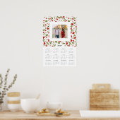 Poster Festive Florals 16x24 2017 Calendrier photo annuel (Cuisine)