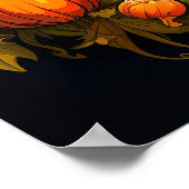 Poster Festive Haunted Treehouse | Bonne Halloween (Coin)