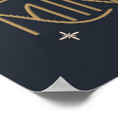 Poster Festive Jingle et Mingle Holiday Design (Coin)