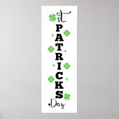 Poster Festive Shamrock St. Patricks Day Décor (Devant)
