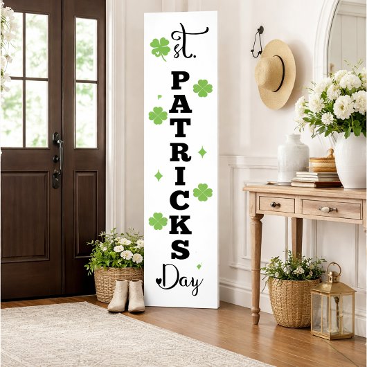 Poster Festive Shamrock St. Patricks Day Décor
