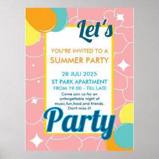Poster fête