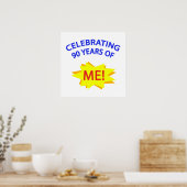 Poster Fête 90 Ans De Moi ! (Cuisine)
