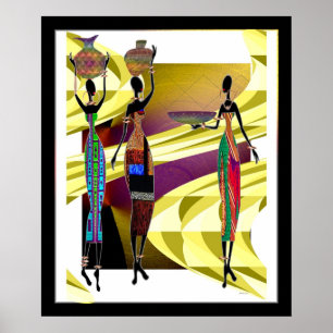 Poster Fête africaine