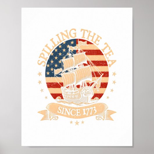 Poster Fête comme c'est 1776 - Retro Patriotic Bow (Devant)