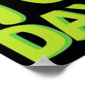 Poster Fête Dabbing Pi Day (Coin)