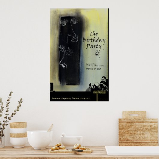 Poster fête d'anniversaire (Cuisine)