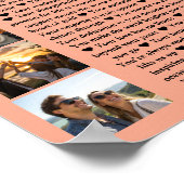 Poster fête d'anniversaire 30 raisons pour lesquelles nou (Coin)