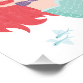 Poster Fête d'anniversaire conjointe de la Sirène et du P (Coin)