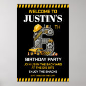 Poster Fête d'anniversaire de 6 ans de Construction Migno (Devant)