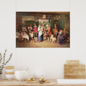 Poster Fête d'anniversaire de bébé (Cuisine)