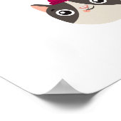 Poster Fête d'anniversaire de chat parfaite (Coin)