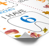 Poster Fête d'anniversaire de la récolte citrouille (Coin)