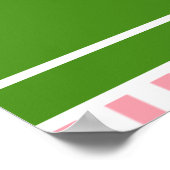 Poster Fête d'anniversaire de tennis (Coin)