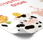 Poster Fête d'anniversaire des animaux de ferme Custom (Coin)