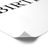 Poster Fête d'anniversaire du héros du mousquetaire Accue (Coin)