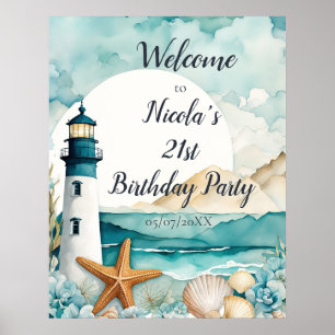 Poster Fête d'anniversaire du phare nautique