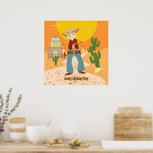 Poster Fête d'anniversaire pour enfant (Cuisine)