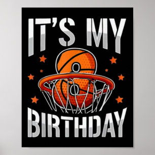 Poster Fête d'anniversaire Sketll 8 ans