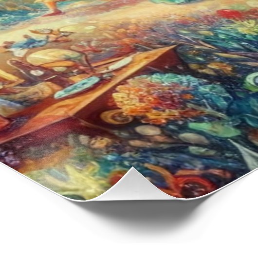 Poster Fête d'anniversaire Wimsical (Coin)