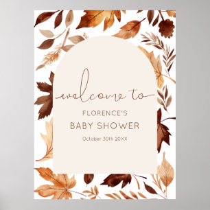 Poster Fête de Baby Shower Tombez Amoureux