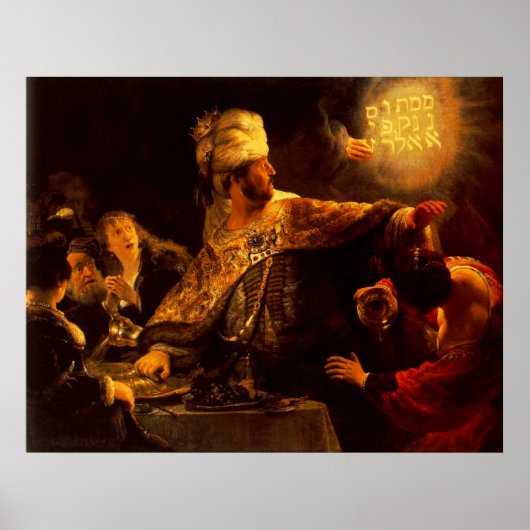 Poster Fête de Belshazzar (Devant)