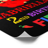 Poster Fête de bienvenue signe 1ère Fête de la première f (Coin)