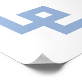 Poster Fête de Fiançailles Classique Pot à Gingembre Fleu (Coin)