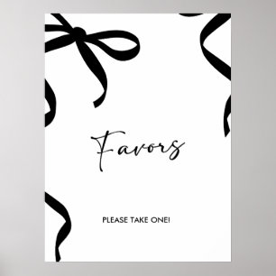 Poster Fête de Fiançailles de Ruban Noir Elle Noue le Nœu