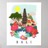 Poster Fête de Galungan à Bali (Devant)