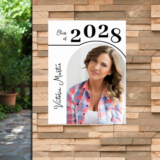 Poster Fête de graduation photo Arch moderne