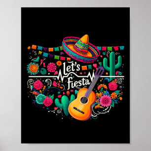 Poster Fête de la fête mexicaine