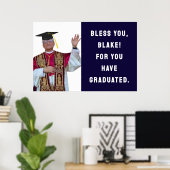 Poster Fête de la graduation 2025 (Bureau à domicile)