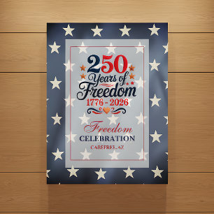 Poster Fête de la liberté du 250e anniversaire