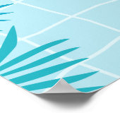 Poster Fête de la piscine d'été moderne Anniversaire (Coin)