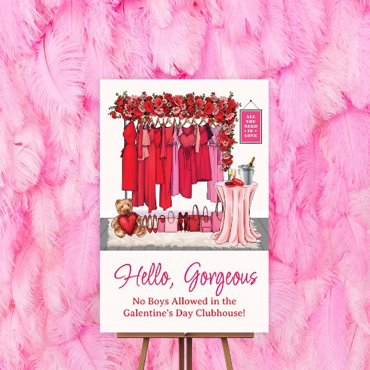 Poster Fête de la Saint-Galentin *Poster d'Affiches de bi