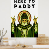 Poster Fête de la Saint Patrick (Cuisine)