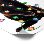 Poster Fête de la Saint-Patrick Chat Noir Cadeau Mon Port (Coin)