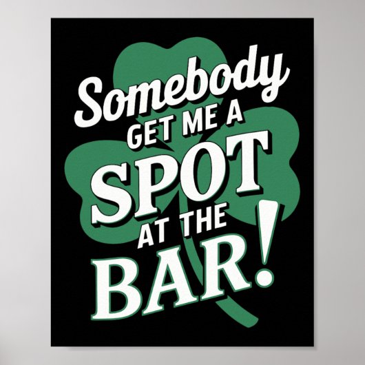 Poster Fête de la Saint-Patrick Fierté Irlandaise Défilé (Devant)