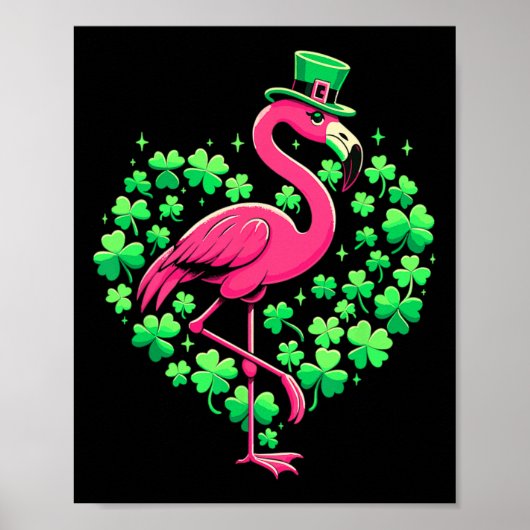 Poster Fête de la Saint-Patrick Flamant Irlandais  (Devant)
