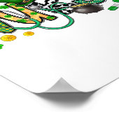 Poster Fête de la Saint-Patrick Infirmière Irlandaise Sha (Coin)