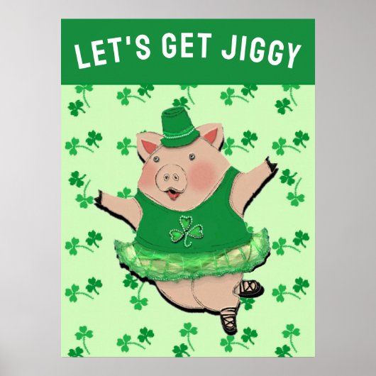 Poster Fête de la Saint-Patrick Irish Jig (Devant)