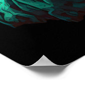 Poster Fête de la Saint-Patrie Leprechaun Fumer un tuyau  (Coin)