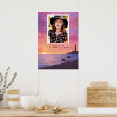 Poster Fête de la vie du phare de Sunset (Cuisine)