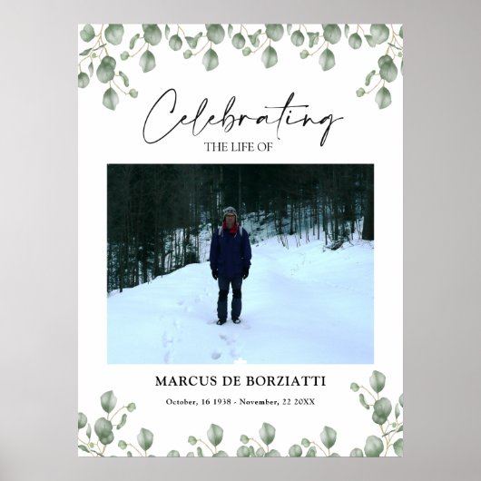 Poster Fête de la vie Funéraire Accueil Réception (Devant)