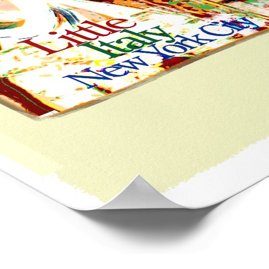 Poster Fête de l'affiche de San Gennaro (Coin)